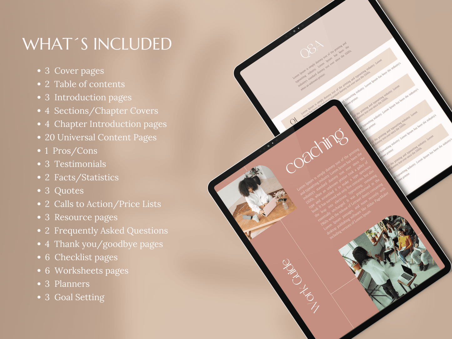Editable Ebook, Guide, Lead Magnet, Checklist, Worksheets, Planners Canva Templates