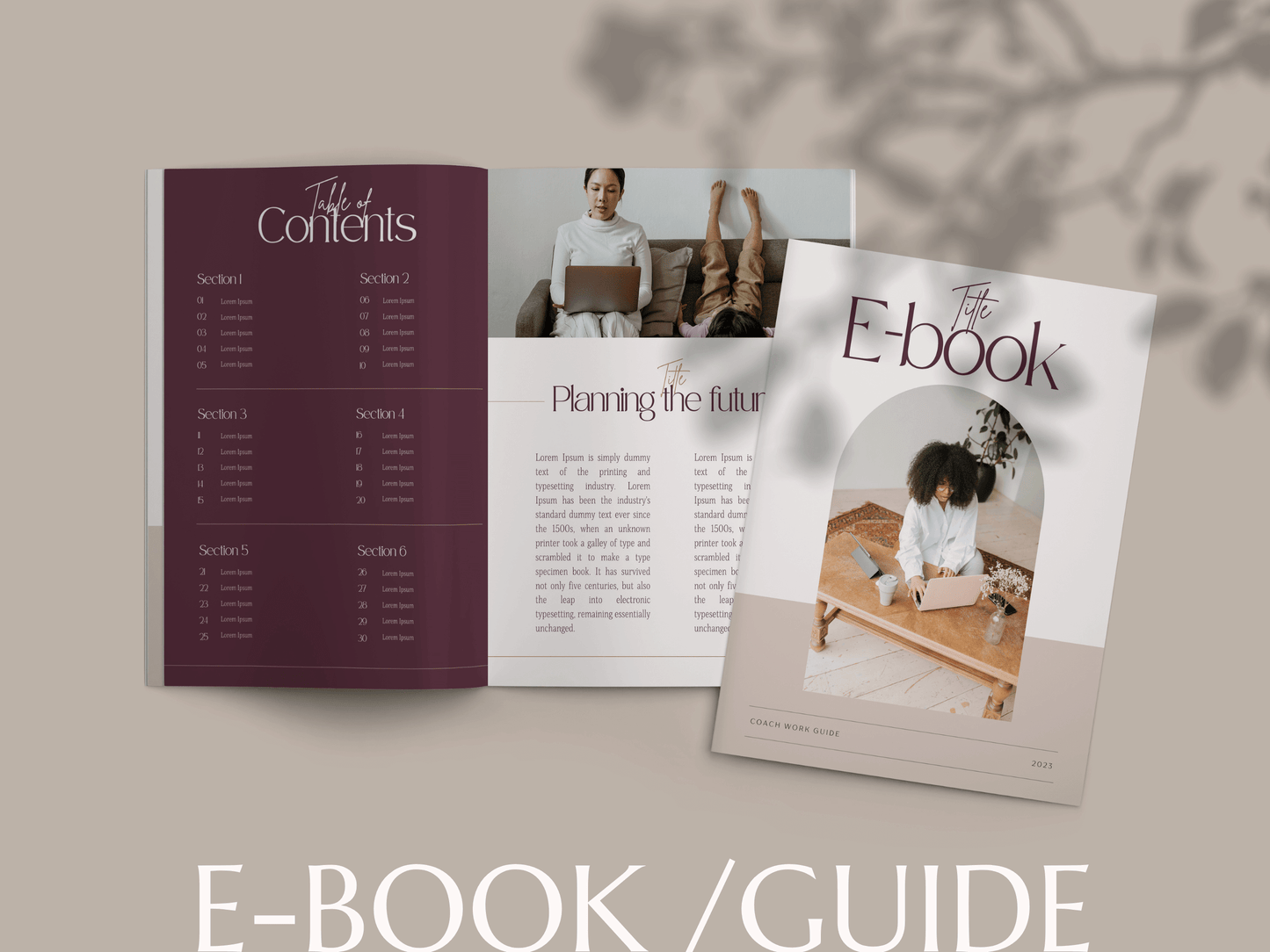 Editable Ebook, Guide, Lead Magnet, Checklist, Worksheets, Planners Canva Templates