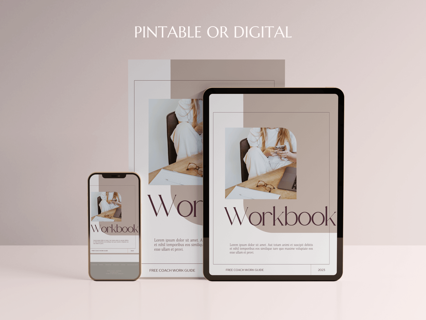 Workbook, Lead Magnet, Course, Checklist, Worksheets, Planners, Goals Setting Templates