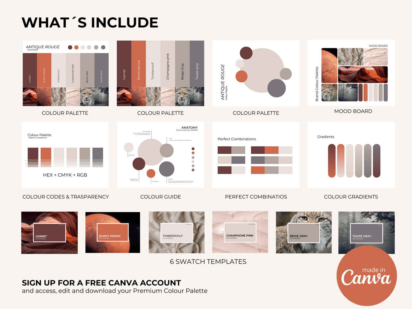 sophisticated color palette