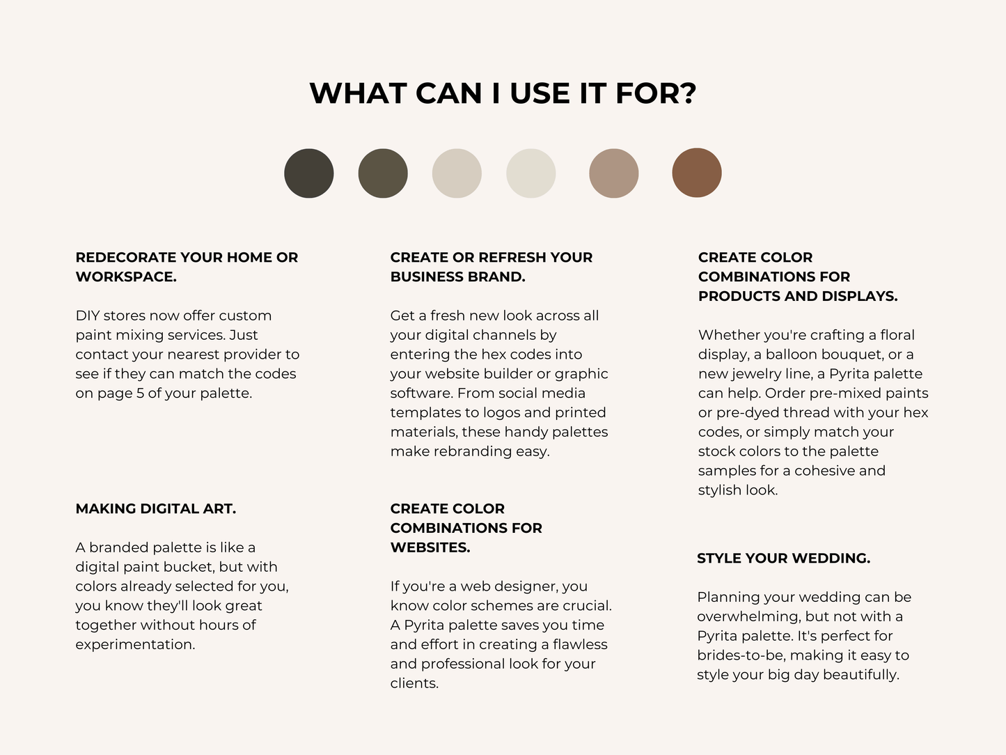 Earthy Elegance | Editable Canva Color Palette for Organic Brands