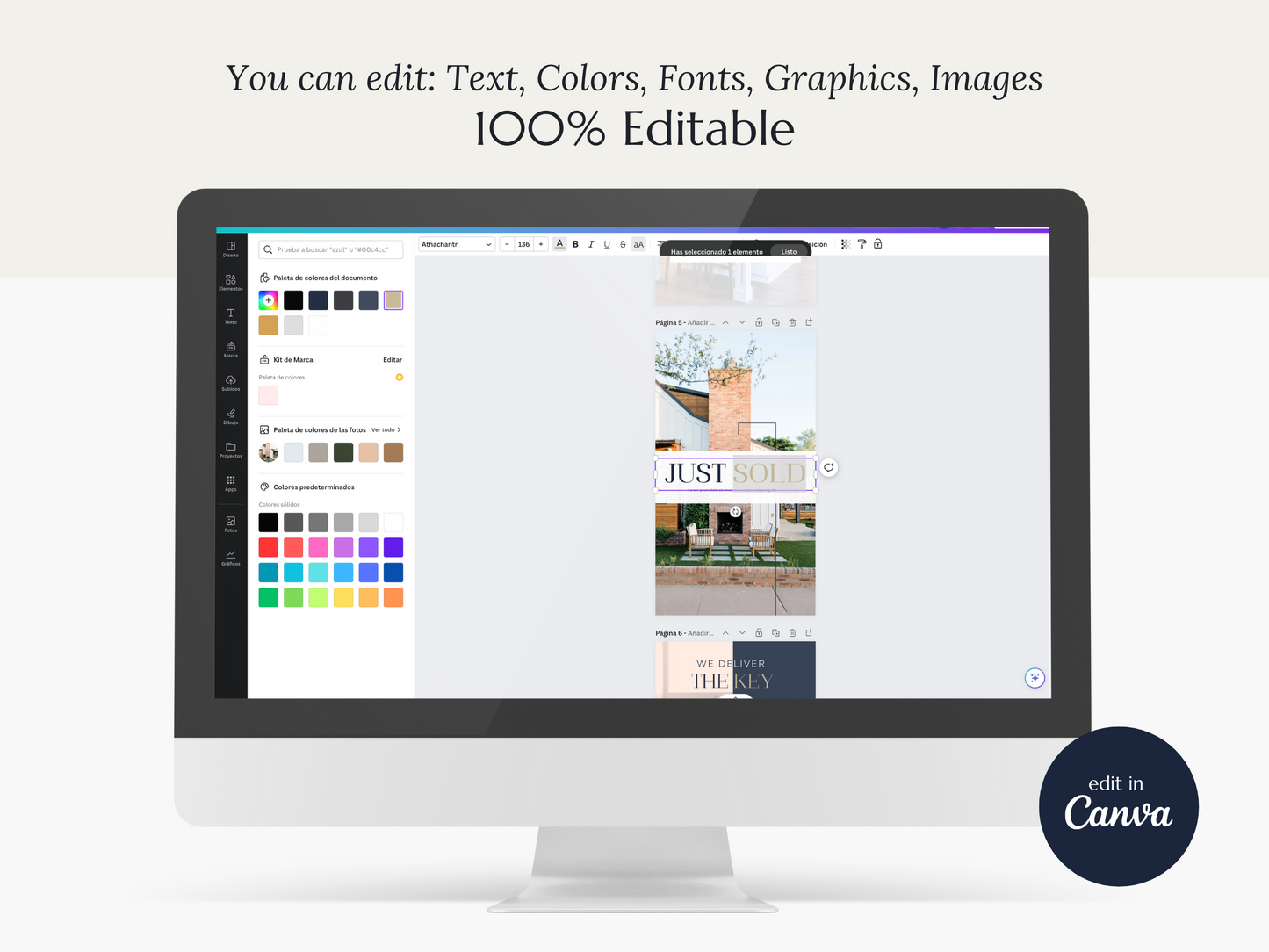 KRIS | REAL ESTATE - REALTOR - EXPERT | DYI Personal Branding Kit | Canva Templates - Logos, Brand Board, Business Card, Email Signature, Social Media Kit