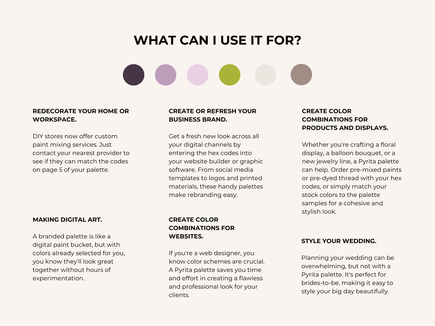 Mystic Jardin | Premium Brand Palette | Editable Canva Colour Palette with Hex Codes | Purple + Brown Business Branding Kit