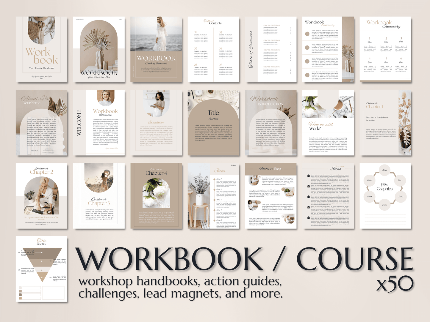 Worbook Canva Templates