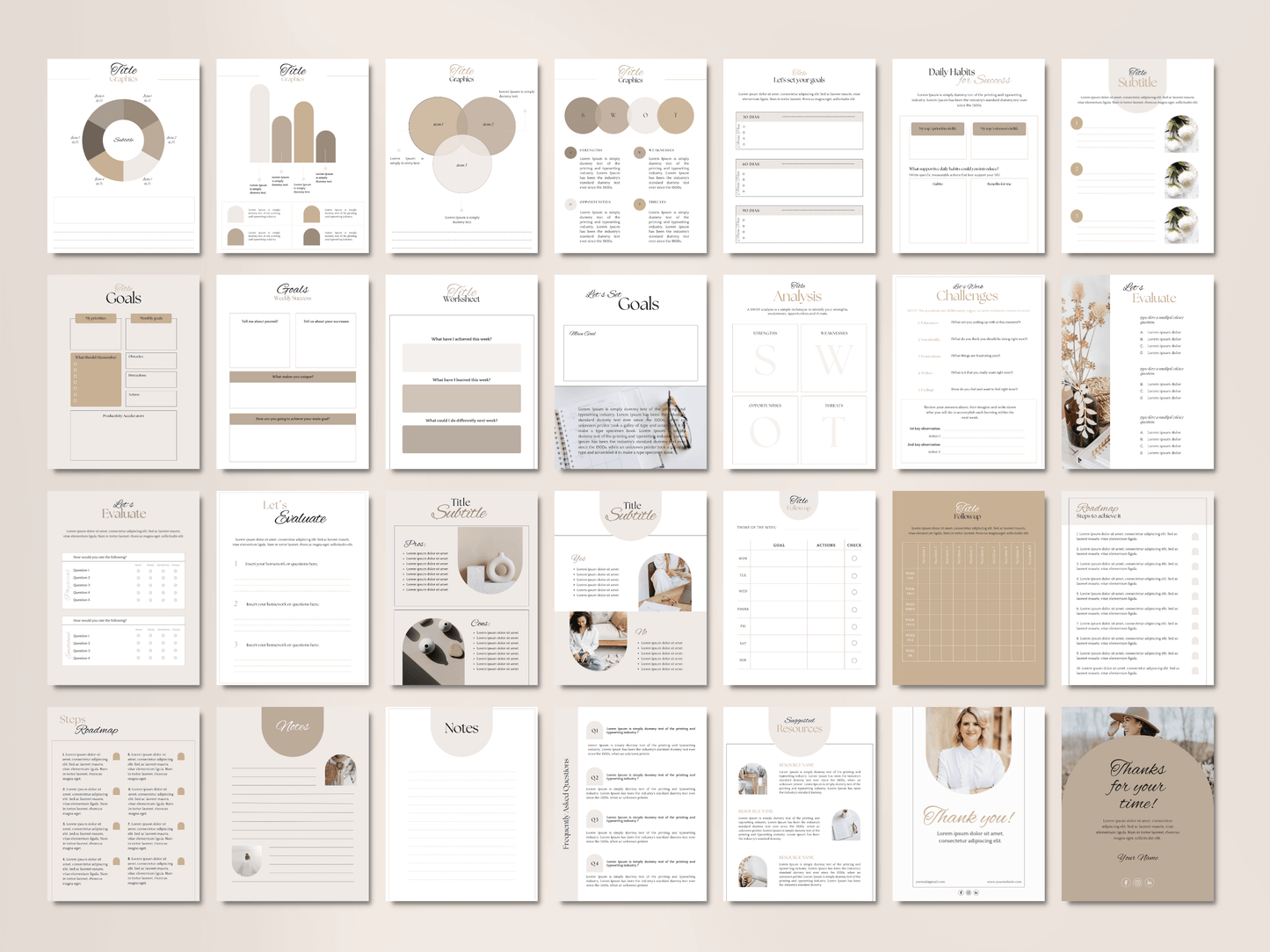 Worbook Canva Templates