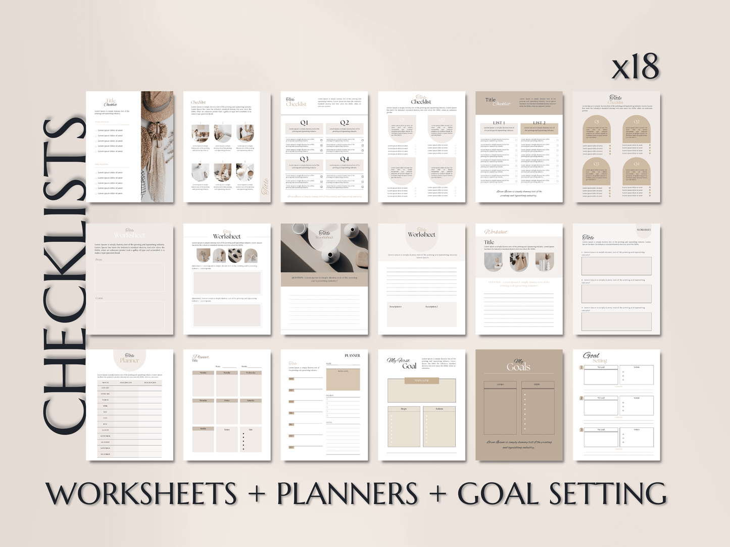 Worbook Canva Templates