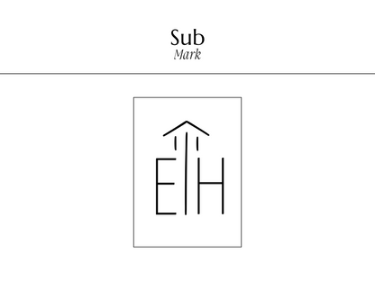 EMILY | Realtor, Architect & Interior Designer Logo Kit | DIY Black & White Canva Template