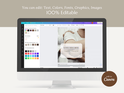 EMMA | THERAPIST - COACH - BEAUTY | DYI Full Personal Branding Kit | Canva Templates - Logos, Brand Board, Business Card, Email Signature, Social Media Kit
