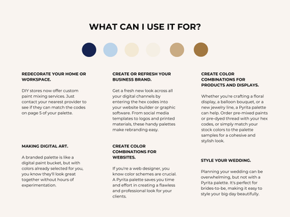 Golden Coast | Luxury Brand Palette | Editable Canva Template with Hex Codes | Blue Beige Gold Small Business Kit