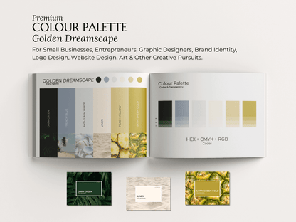 Golden Dreamscape | Premium Canva Color Palette with Hex Codes