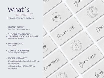 PYRITA STUDIO_Branding Kit Template Brand Bundle DYI Editable Logo Personal Brand Fully Customizable Business Brand Kit, Brand Board, Cards, Social Pack