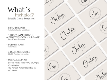 PYRITASTUDIO_CHARLOTTE | COACH | Editable Professional Branding Kit