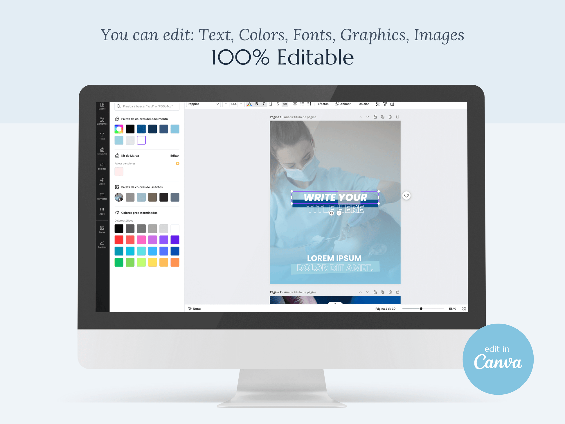 PYRITASTUDIO_WILLIAM | DENTIST | | Editable Professional Branding Kit