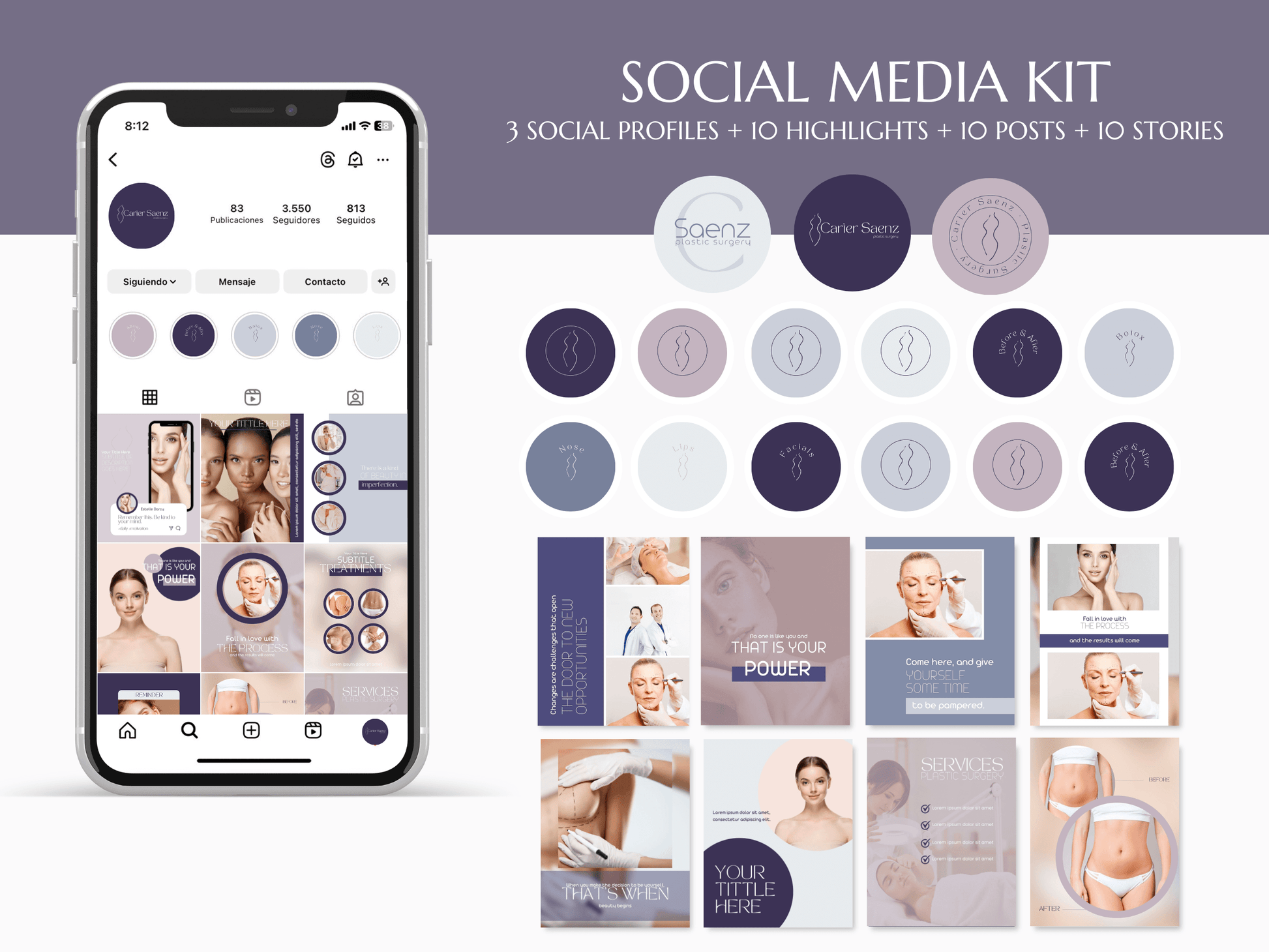 PYRITA STUDIO_Branding Kit Template Brand Bundle DYI Editable Logo Personal Brand Fully Customizable Business Brand Kit, Brand Board, Cards, Social Pack