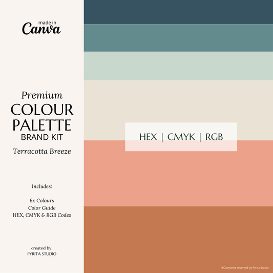 Terracotta Breeze | Modern Brand Color Palette